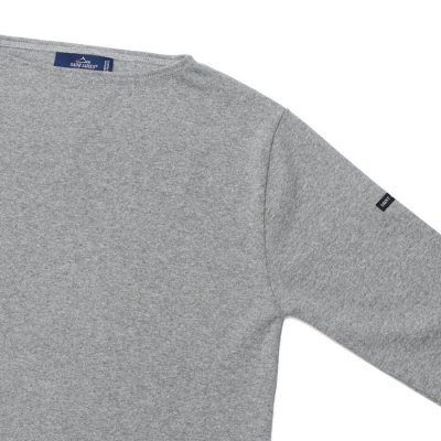 画像4: SAINT JAMES（セントジェームス）OUESSANT（ウエッソン）"SOLID" / GRIS（グレー）