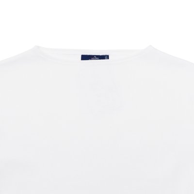 画像3: SAINT JAMES（セントジェームス）OUESSANT（ウエッソン）"SOLID" / NEIGE（ホワイト）