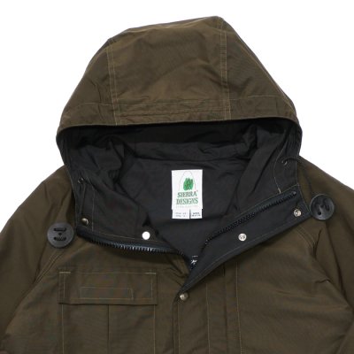 画像2: SIERRA DESIGNS（シエラデザイン）Short Parka（ショートパーカー）/Olive Drab×Black（オリーブドラブ×ブラック）