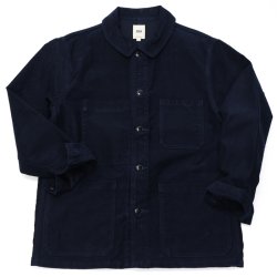 F.O.B FACTORY（エフオービーファクトリー）FRENCH MOLESKIN JACKET（フレンチモールスキンジャケット）HEAVY MOLESKIN/Navy（ネイビー）