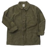 F.O.B FACTORY（エフオービーファクトリー）FRENCH MOLESKIN JACKET（フレンチモールスキンジャケット）HEAVY MOLESKIN/Olive（オリーブ）