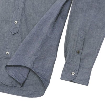 画像5: Nigel Cabourn（ナイジェル・ケーボン）BRITISH OFFICER'S SHIRT（ブリティッシュオフィサーズシャツ）"VINTAGE OXFORD" / Navy（ネイビー）