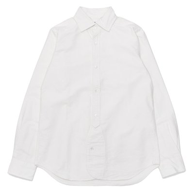 画像1: Nigel Cabourn（ナイジェル・ケーボン）BRITISH OFFICER'S SHIRT（ブリティッシュオフィサーズシャツ）VINTAGE OXFORD/Off White（オフホワイト）