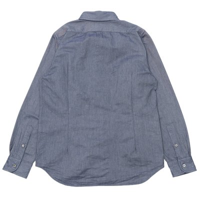 画像2: Nigel Cabourn（ナイジェル・ケーボン）BRITISH OFFICER'S SHIRT（ブリティッシュオフィサーズシャツ）VINTAGE OXFORD/Navy（ネイビー）