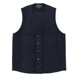 FILSON（フィルソン）MACKINAW WOOL VEST（マッキーノウールベスト）/Navy（ネイビー）