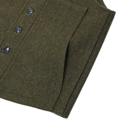 画像5: FILSON（フィルソン）MACKINAW WOOL VEST（マッキーノウールベスト）/ DARK GREEN(ダークグリーン）