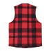 画像2: FILSON（フィルソン）MACKINAW WOOL VEST（マッキーノウールベスト）/Red×Black（レッド×ブラック） (2)