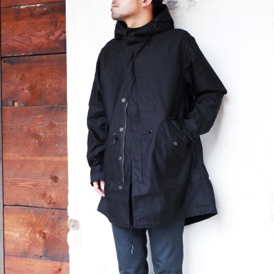 画像8: F.O.B FACTORY（エフオービーファクトリー）M-51 PARKA SHELL（M-51パーカーシェル）"B9 Moleskin" / Back（ブラック）