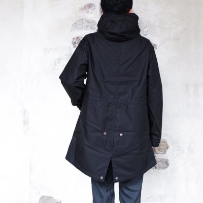 画像9: F.O.B FACTORY（エフオービーファクトリー）M-51 PARKA SHELL（M-51パーカーシェル）"B9 Moleskin" / Back（ブラック）
