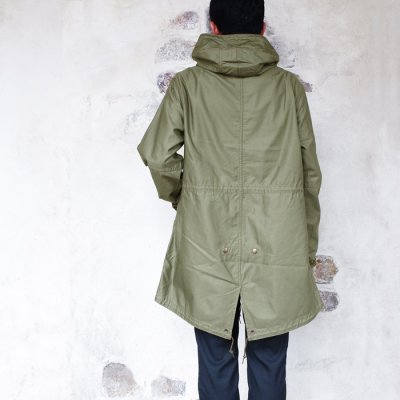 画像9: F.O.B FACTORY(エフオービーファクトリー)M-51 PARKA SHELL(M-51パーカーシェル)"B9 Moleskin" / Olive(オリーブ)
