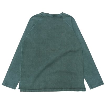 画像2: Good On（グッドオン）Long Sleeve Heavy Raglan Pocket Tee（ロングスリーブヘビーラグランポケットTシャツ）"Pigment Dye"/Slate（スレート）