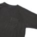 画像4: Good On（グッドオン）Long Sleeve Heavy Raglan Pocket Tee（ロングスリーブヘビーラグランポケットTシャツ）"Pigment Dye"/Black（ブラック）