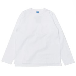 Good On（グッドオン）Long Sleeve Heavy Raglan Pocket Tee（ロングスリーブヘビーラグランポケットTシャツ）"Washed"/White（ホワイト）