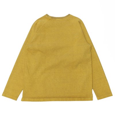 画像2: Good On（グッドオン）Long Sleeve Heavy Raglan Pocket Tee（ロングスリーブヘビーラグランポケットTシャツ）"Pigment Dye"/Banana（バナナ）