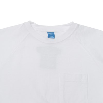 画像3: Good On（グッドオン）Long Sleeve Heavy Raglan Pocket Tee（ロングスリーブヘビーラグランポケットTシャツ）"Washed" / White（ホワイト）