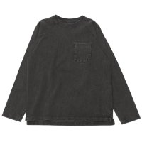 Good On（グッドオン）Long Sleeve Heavy Raglan Pocket Tee（ロングスリーブヘビーラグランポケットTシャツ）"Pigment Dye"/Black（ブラック）
