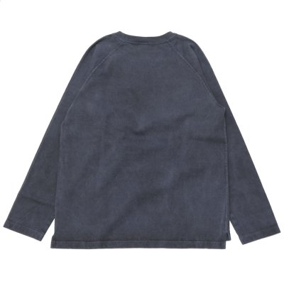 画像2: Good On（グッドオン）Long Sleeve Heavy Raglan Pocket Tee（ロングスリーブヘビーラグランポケットTシャツ）"Pigment Dye"/Navy（ネイビー）