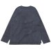 画像2: Good On（グッドオン）Long Sleeve Heavy Raglan Pocket Tee（ロングスリーブヘビーラグランポケットTシャツ）"Pigment Dye"/Navy（ネイビー） (2)