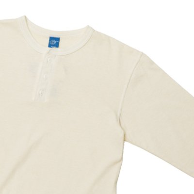 画像4: Good On（グッドオン）Long Sleeve Henley Neck Tee（ロングスリーブヘンリーネックTシャツ）"Pigment Dye" / Natural（ナチュラル）
