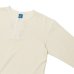 画像4: Good On（グッドオン）Long Sleeve Henley Neck Tee（ロングスリーブヘンリーネックTシャツ）"Pigment Dye"/Natural（ナチュラル）