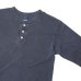 画像4: Good On（グッドオン）Long Sleeve Henley Neck Tee（ロングスリーブヘンリーネックTシャツ）"Pigment Dye"/Navy（ネイビー）