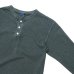 画像4: Good On（グッドオン）Long Sleeve Henley Neck Tee（ロングスリーブヘンリーネックTシャツ）"Pigment Dye"/Slate（スレート）