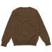 画像2: INVERALLAN（インバーアラン）Crew Neck Saddle Shoulder Sweater（クルーネックサドルショルダーセーター）Voe True Shetland/Moorit（ムーリット）※サイズ40のみ (2)