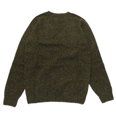 画像2: INVERALLAN（インバーアラン）Crew Neck Saddle Shoulder Sweater（クルーネックサドルショルダーセーター）Supersoft Shetland/Pine Shadow（パインシャドー）