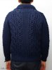 画像13: INVERALLAN（インバーアラン）3a Lumber Cardigan（3aランバーカーディガン）Aran/Redcurrant（レッドカーラント）