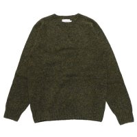 INVERALLAN（インバーアラン）Crew Neck Saddle Shoulder Sweater（クルーネックサドルショルダーセーター）Supersoft Shetland/Pine Shadow（パインシャドー）