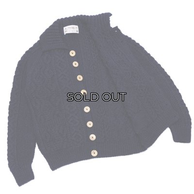 画像6: INVERALLAN（インバーアラン）3a Lumber Cardigan（3aランバーカーディガン）"Aran Knit" / Navy（ネイビー）