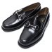 画像1: G.H.BASS（ジーエイチバス）LINCOLN MOC BIT LOAFER（リンカーンモックビットローファー）ラバーソール/Black（ブラック） (1)