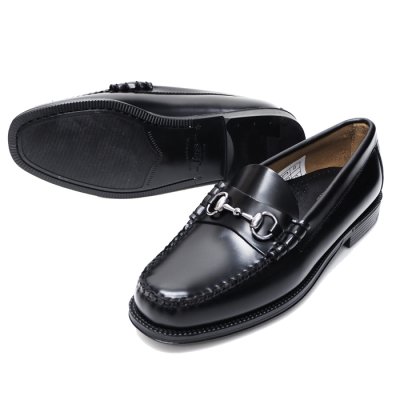 画像2: G.H.BASS（ジーエイチバス）LINCOLN MOC BIT LOAFER（リンカーンモックビットローファー）ラバーソール/Black（ブラック）