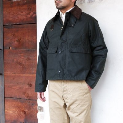 画像12: Barbour（バブァー）SPEY JACKET（スペイジャケット）"Wax Cotton" / Sage（セージ）