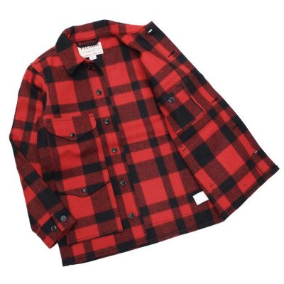 画像5: FILSON（フィルソン）MACKINAW WOOL CRUISER（マッキーノウールクルーザー）/ RED×BLACK（レッド×ブラック）