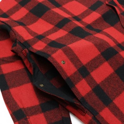 画像4: FILSON（フィルソン）MACKINAW WOOL CRUISER（マッキーノウールクルーザー）/ RED×BLACK（レッド×ブラック）