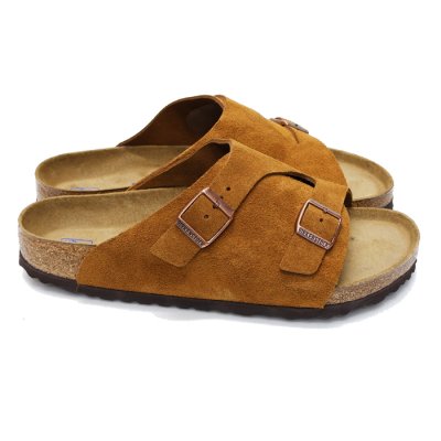 画像2: BIRKENSTOCK（ビルケンシュトック）ZURICH（チューリッヒ）"ソフトフットベッド"/Mink Suede（ブラウンスエード）※サイズ41のみ