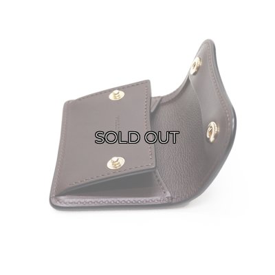 画像6: WILD SWANS（ワイルドスワンズ）TONGUE（タング）マルチコインケース/チョコ"クロコダイル"×ダークブラウン"イングリッシュブライドル"