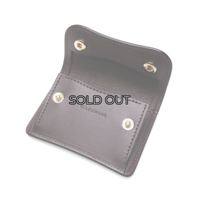 画像5: WILD SWANS（ワイルドスワンズ）TONGUE（タング）マルチコインケース/チョコ"クロコダイル"×ダークブラウン"イングリッシュブライドル"