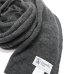 画像2: Johnstons of Elgin（ジョンストンズオブエルガン）TUBULAR SCARF（チューブラースカーフ）CASHMERE/Dark Granite（ダークグレー） (2)