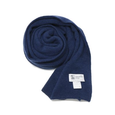 画像1: Johnstons of Elgin（ジョンストンズオブエルガン）TUBULAR SCARF（チューブラースカーフ）CASHMERE/Marine（マリン）