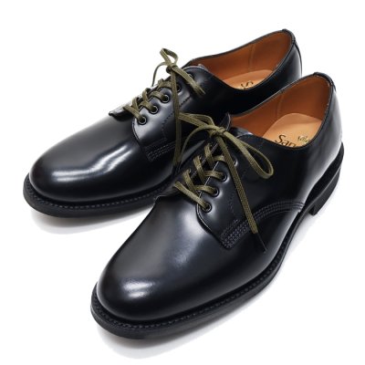 画像1: SANDERS（サンダース）Officer Shoe（オフィサーシューズ）/Black（ブラック）