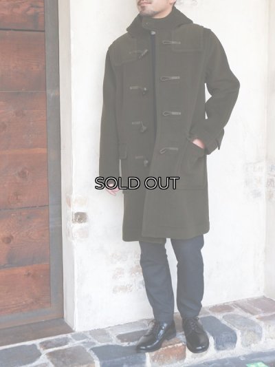 画像10: INVERTERE（インバーティア）LONG LENGTH DUFFLE COAT（ロングレングスダッフルコート）"Joshua Ellis" / Olive（オリーブ）