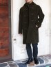 画像10: INVERTERE（インバーティア）LONG LENGTH DUFFLE COAT（ロングレングスダッフルコート）Joshua Ellis/Olive（オリーブ）