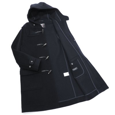 画像8: INVERTERE(インバーティア)LONG LENGTH DUFFLE COAT(ロングレングスダッフルコート)"Joshua Ellis" / Navy(ネイビー)