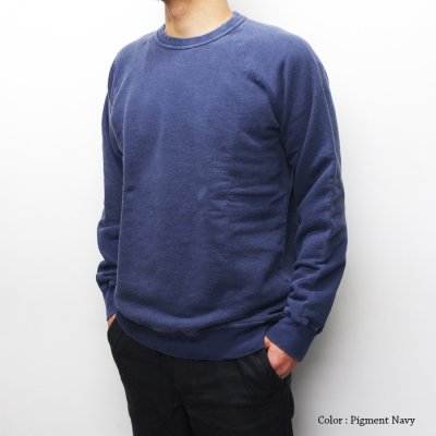 画像8: Good On（グッドオン）Raglan Crew Sweat（ラグランクルースウェット）"Pigment Dye" / Black（ブラック）