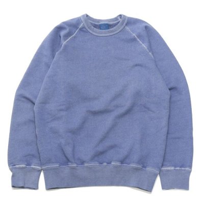 画像1: Good On（グッドオン）Raglan Crew Sweat（ラグランクルースウェット）"Pigment Dye"/Lt.Purple（ライトパープル）※Sサイズのみ