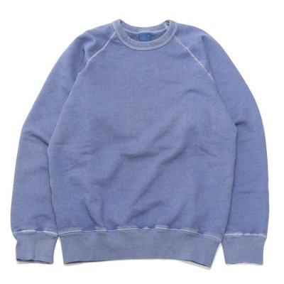 画像1: Good On（グッドオン）Raglan Crew Sweat（ラグランクルースウェット）"Pigment Dye"/Lt.Purple（ライトパープル）