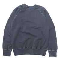 Good On（グッドオン）Raglan Crew Sweat（ラグランクルースウェット）"Pigment Dye"/Navy（ネイビー）