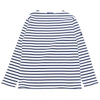 SAINT JAMES（セントジェームス）OUESSANT（ウエッソン）/NEIGE×MARINE（ホワイト×マリン）